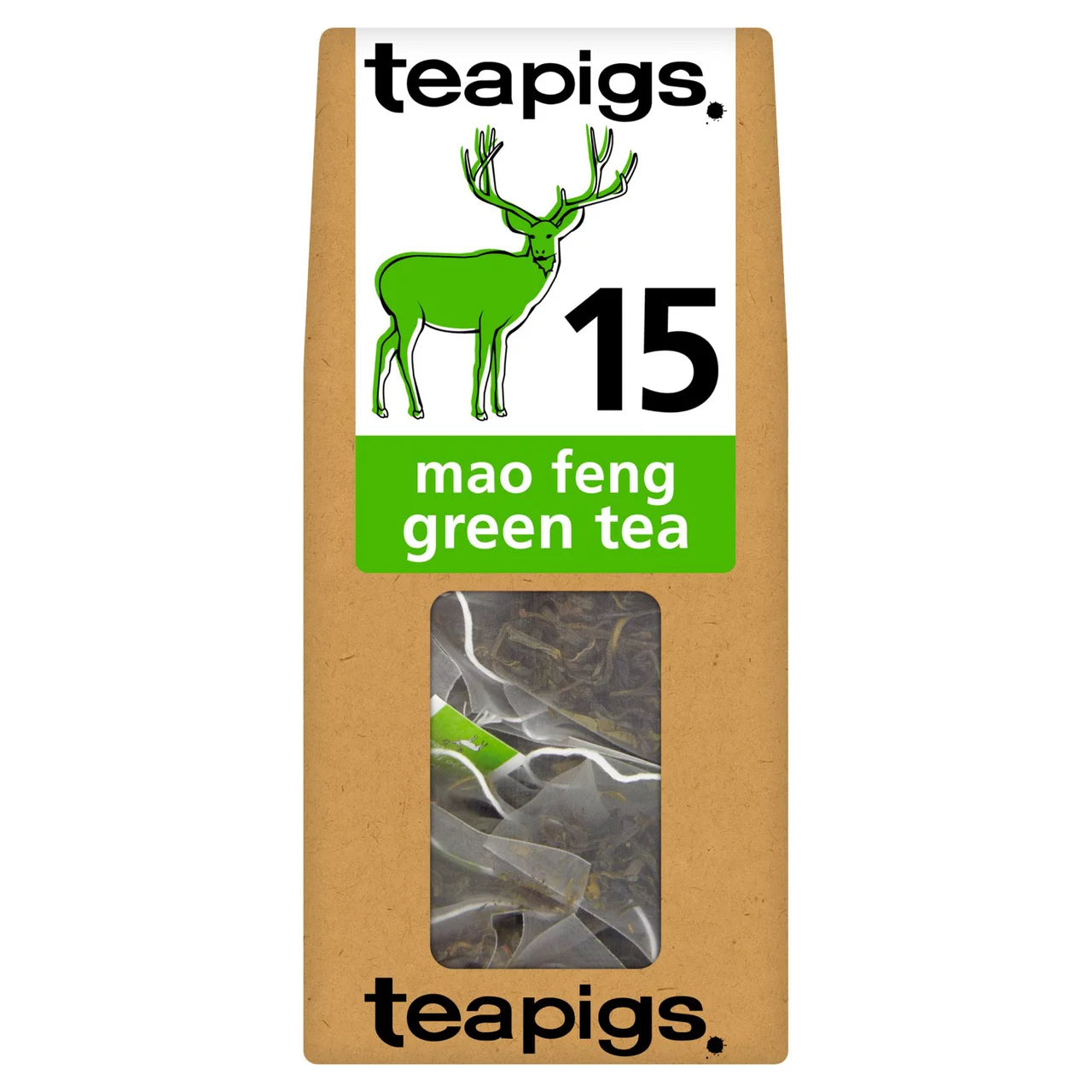 Teapigs 15 Mao Feng Green Tea Tea Temples 37.5G