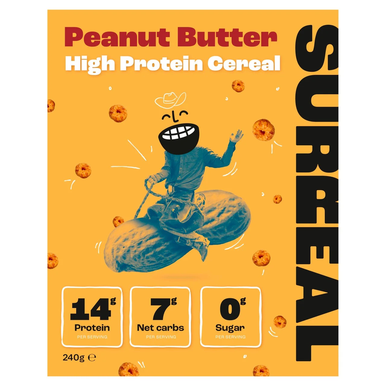 Surreal Peanut Butter High Protein Cereal 240G