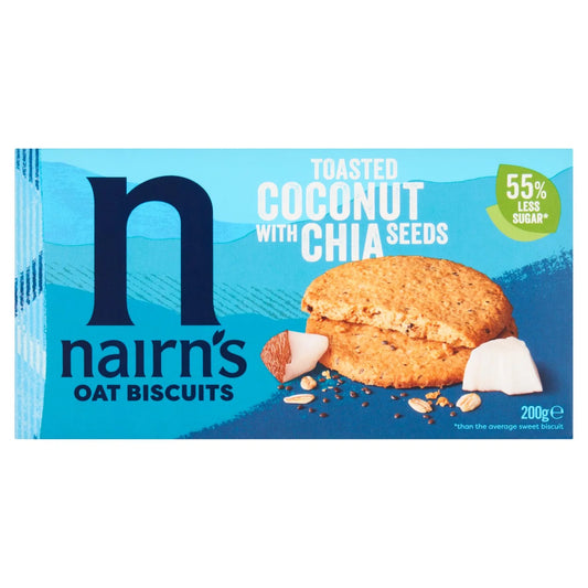 Nairn's Coconut & Chia Oat Biscuits 200G