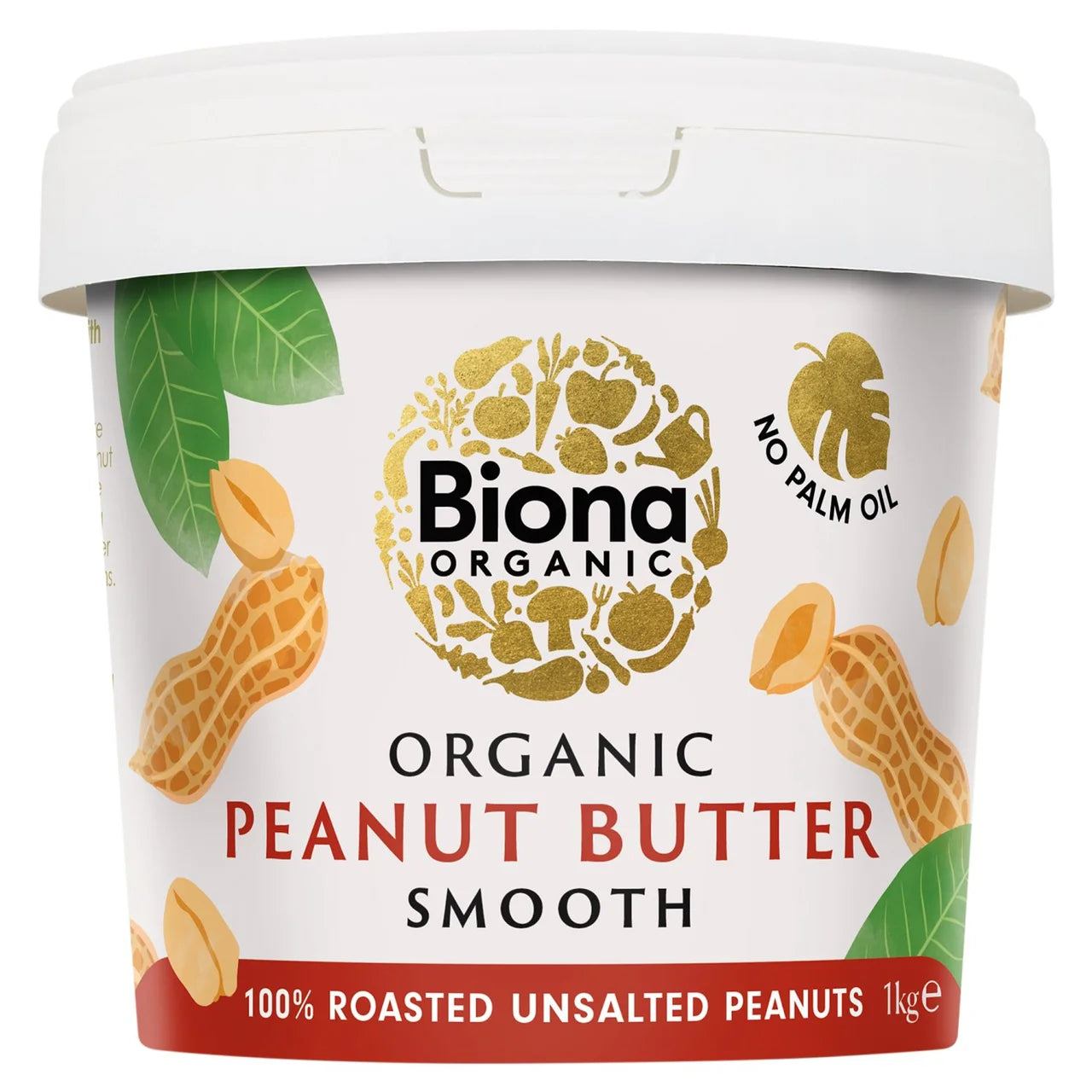 Biona Organic Peanut Butter Smooth - 1kg