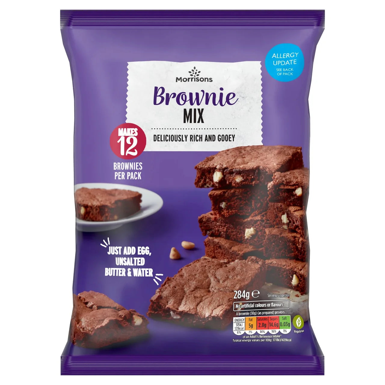 Morrisons Chocolate Brownie Mix, 284g