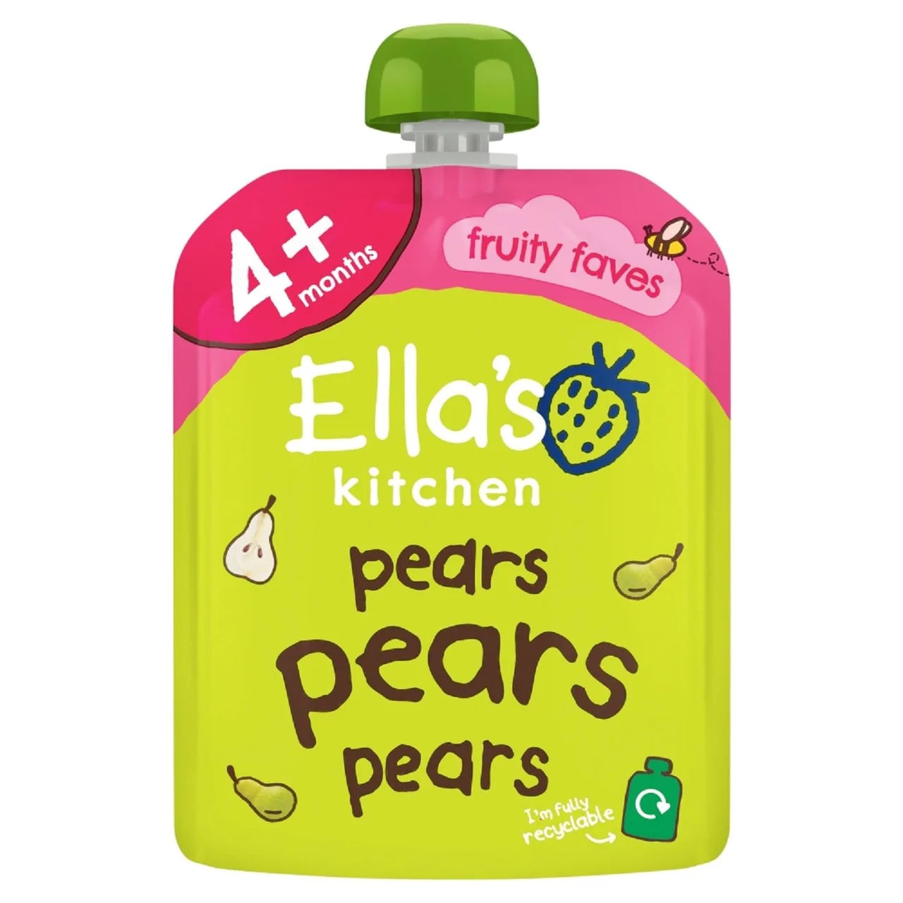 Ella'S Kitchen Pears Pears Pears Stage 1 From 4 Months 70G