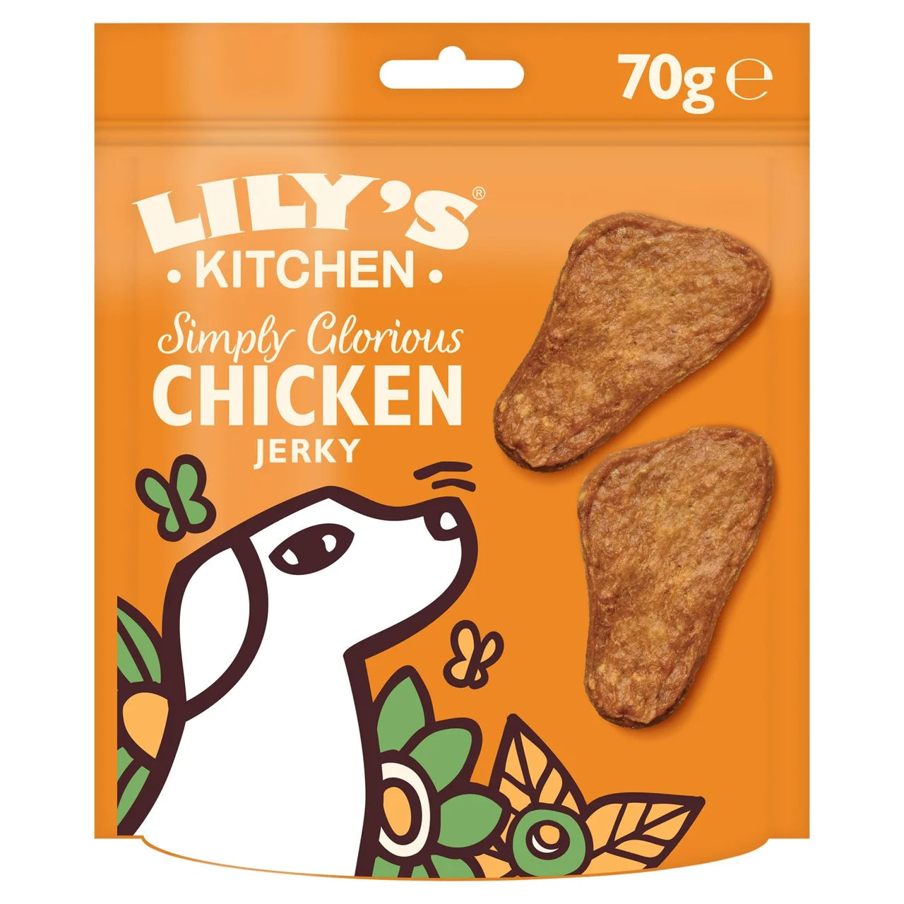 Lily's Kitchen Simply Glorious Chicken Jerky for Dogs - 70g