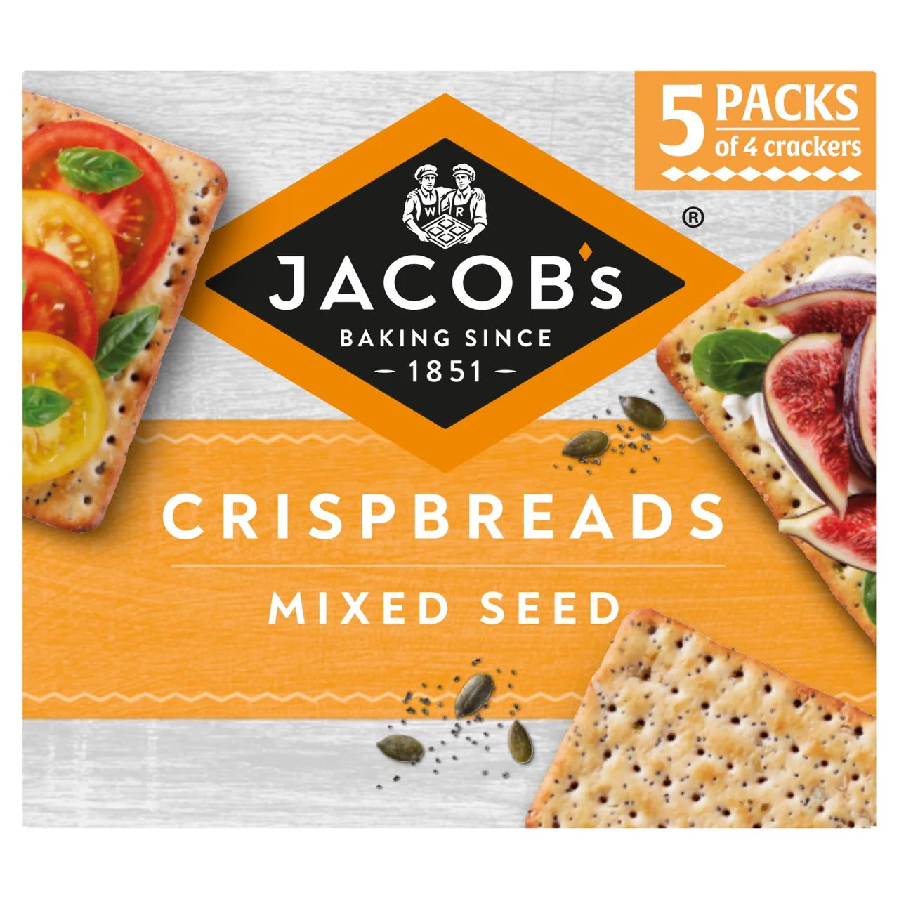 Jacob's Crispbreads Mixed Seed Crackers 150g