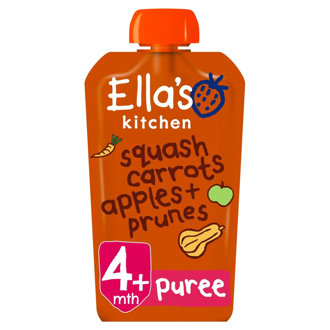 Ella'S Kitchen Butternut Squash Carrots, Apples + Prunes 120G