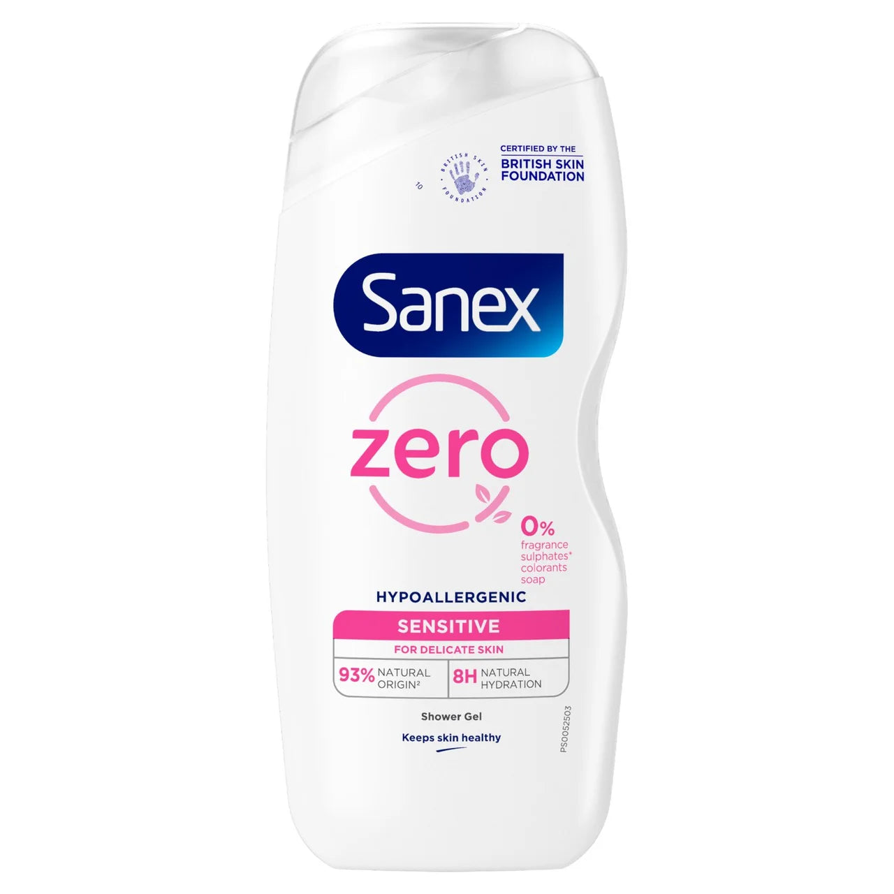 Sanex Zero % Sensitive Skin Shower Gel - 225ml