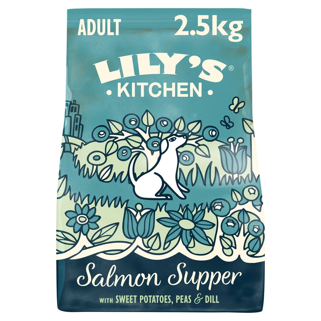 Lily's Kitchen Salmon Supper Grain Free Complete Adult Dry Dog Food - 2.5kg