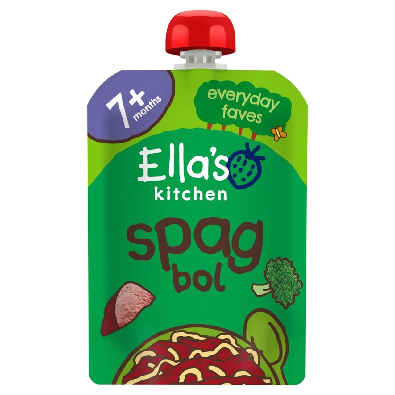 Ella's Kitchen Spag Bol Baby Food Pouch 7+ Months 130g