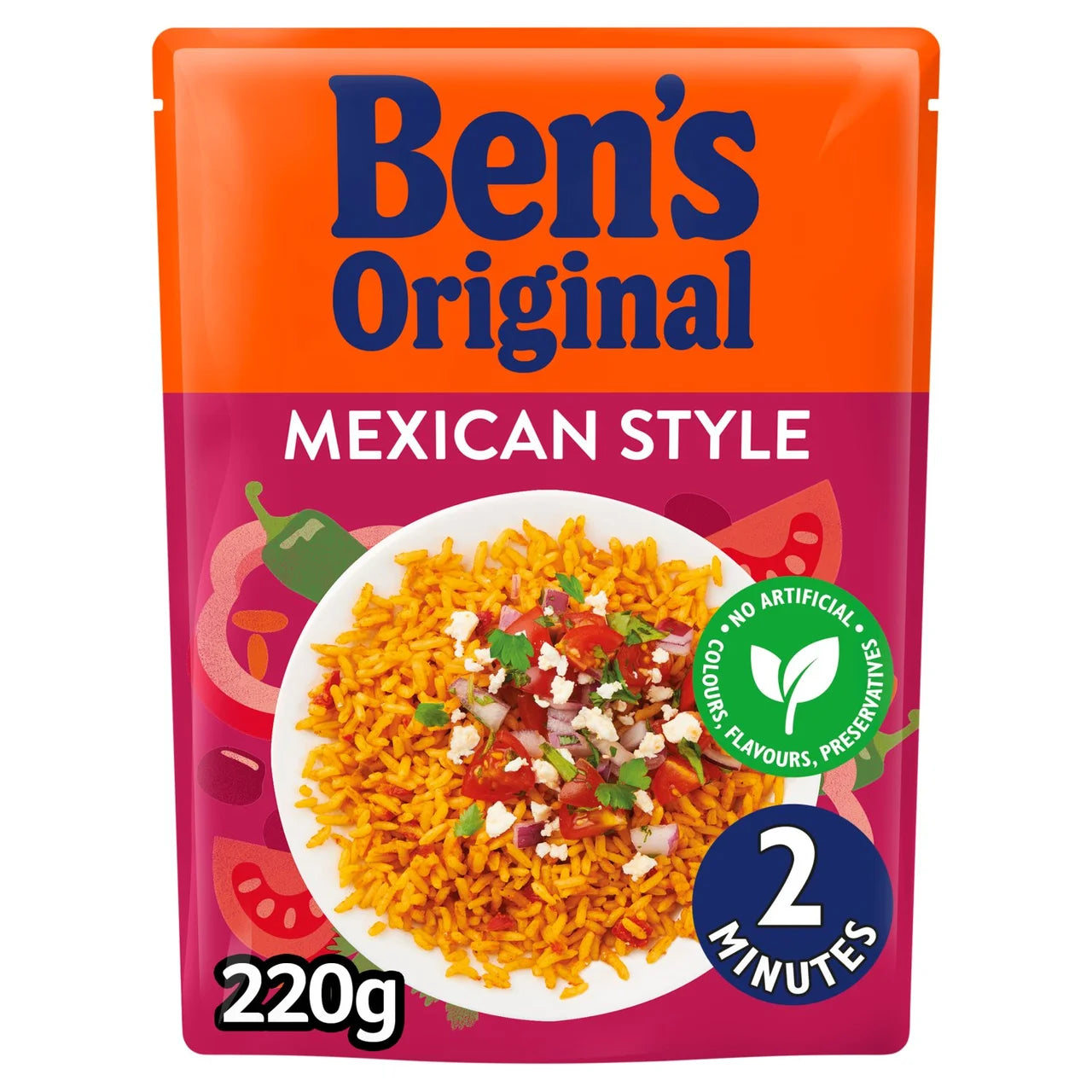 Bens Original Mexican Microwave Rice 220g