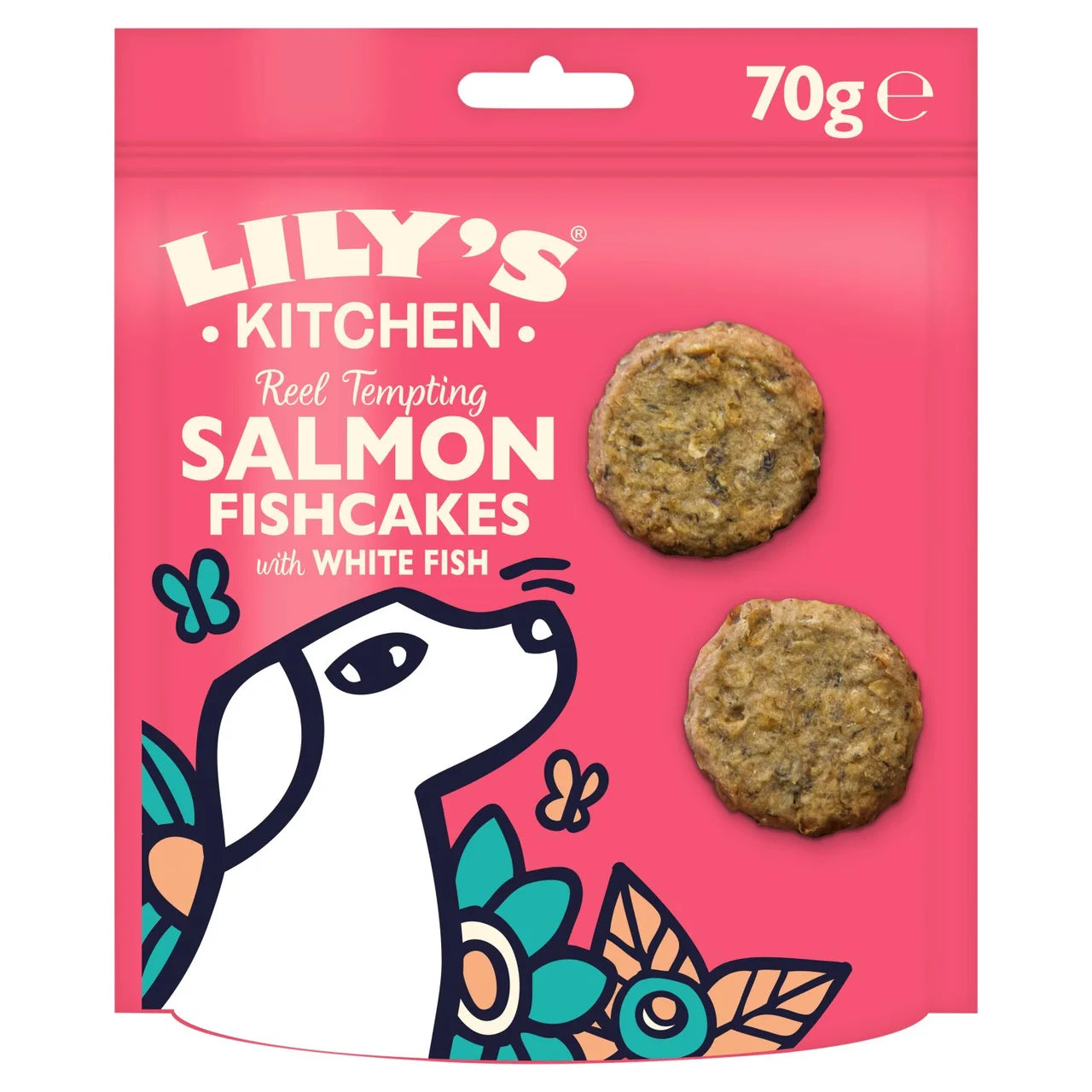Lily's Kitchen Salmon Fishcakes with White Fish & Dill - 70g