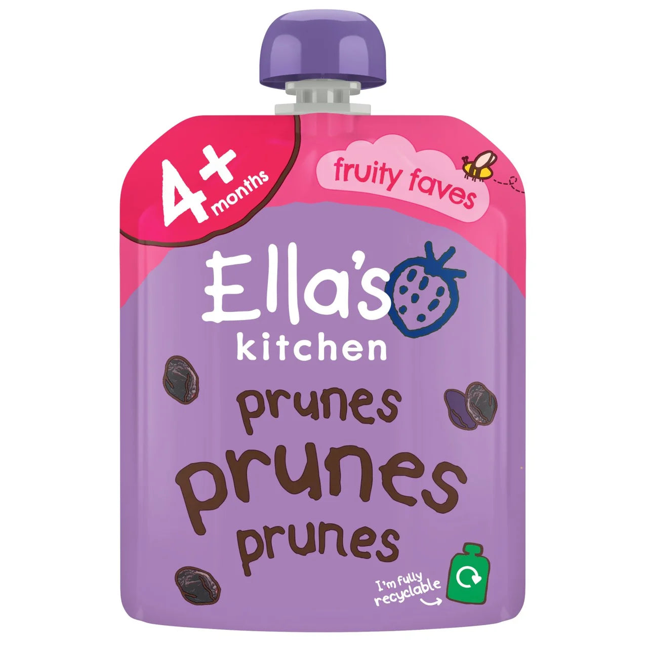 Ella'S Kitchen Prunes Prunes Prunes Stage 1 From 4 Months 70G