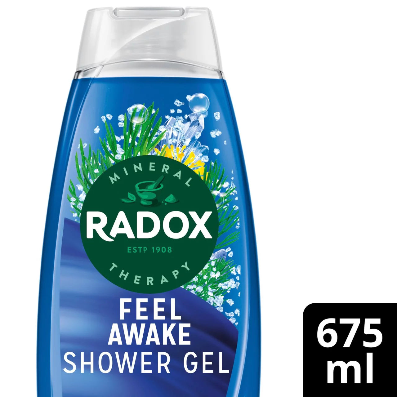 Radox Feel Awake Mood Boosting 2-in-1 Shower Gel & Shampoo - 675ml