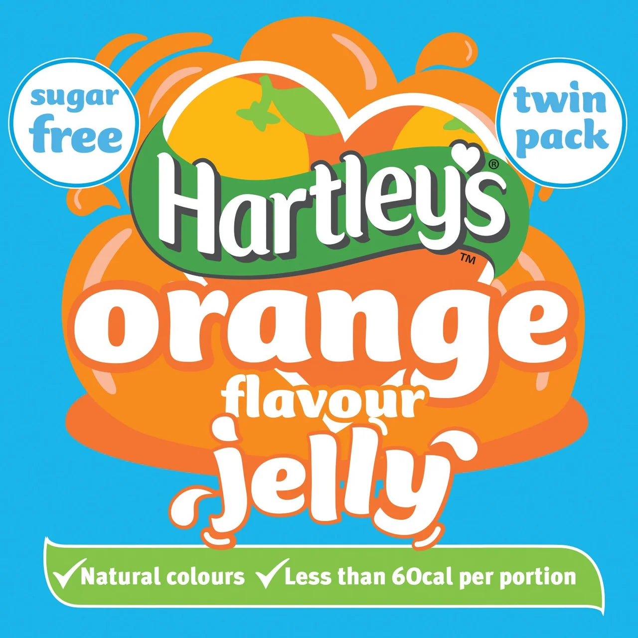 Hartley's Sugar Free Orange Jelly Crystals 23g