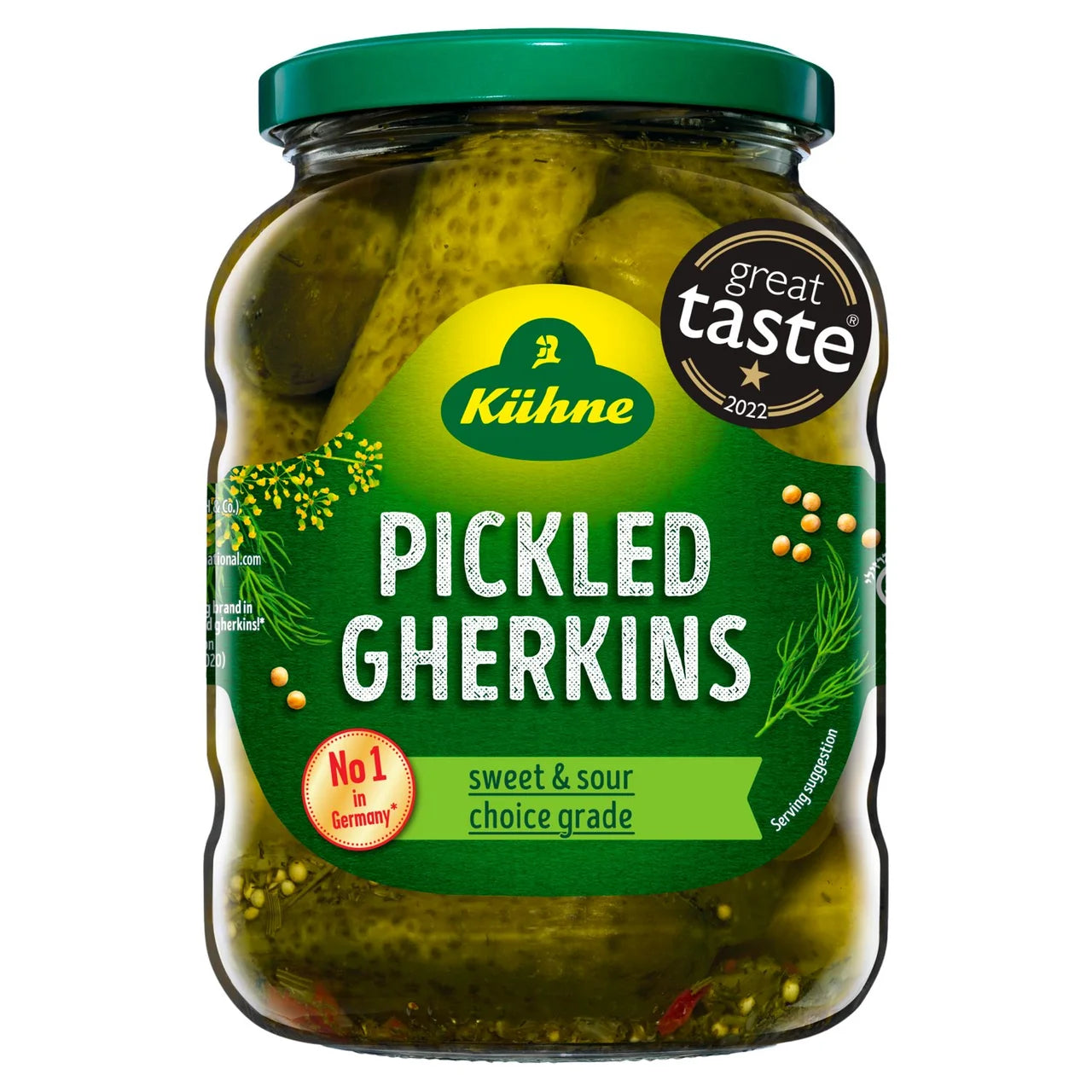 Kuhne Gherkins 670g