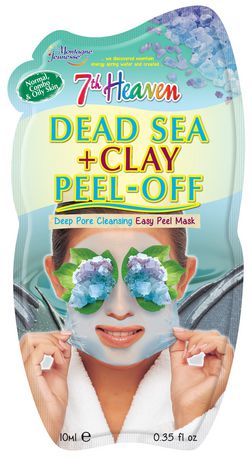 7th Heaven Dead Sea & Clay Peel-Off Face Mask - 10ml