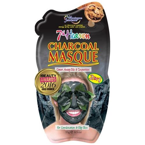 7th Heaven Charcoal & Black Clay Peel-Off Face Mask - 10ml