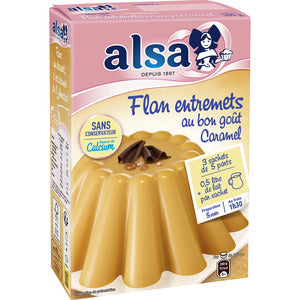 Alsa Flan Entremets Saveur Caramel (4 Flans) 232g