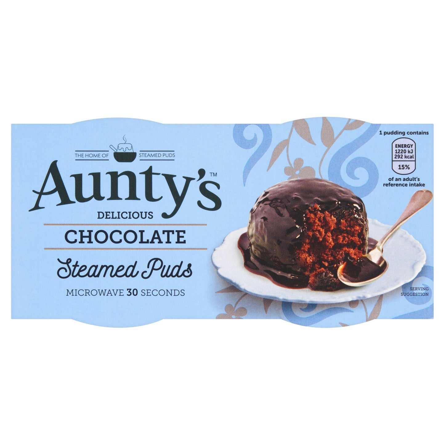 Aunty's Chocolate Steamed Puddings (2X100g)