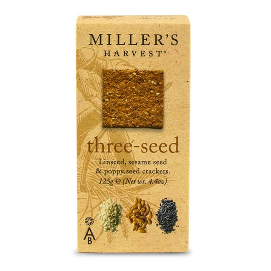Artisan Biscuits Miller's Harvest Three Seed 125G