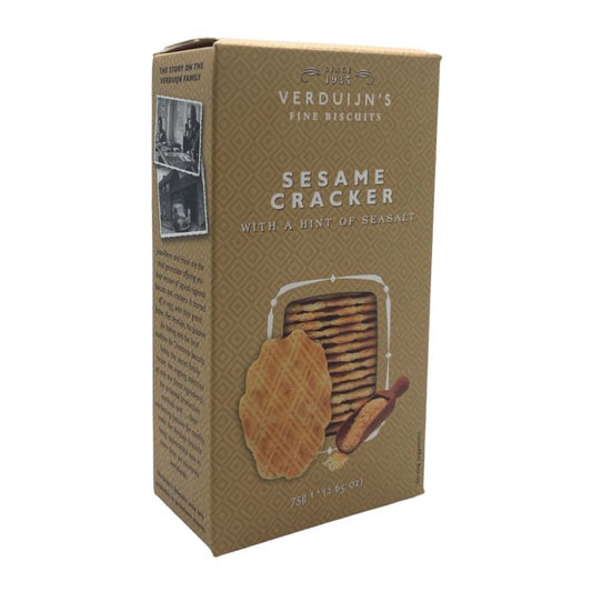 Verduijn's Sesame Crackers With Sea Salt 75G