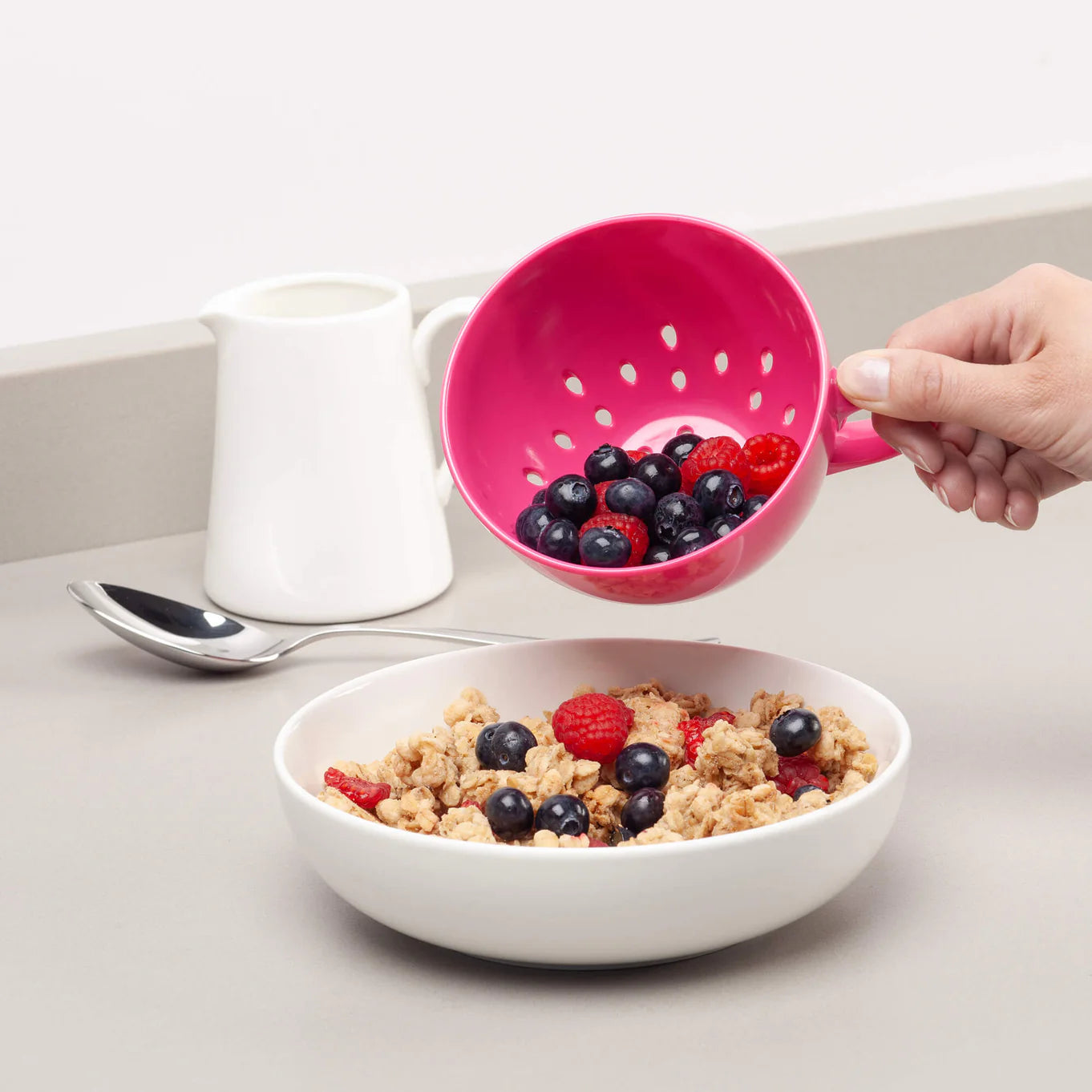 Zeal Mini Berry Colander (10cm) Red