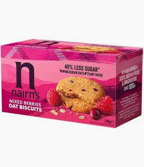 Nairn's Mixed Berries Oat Biscuits (200g)
