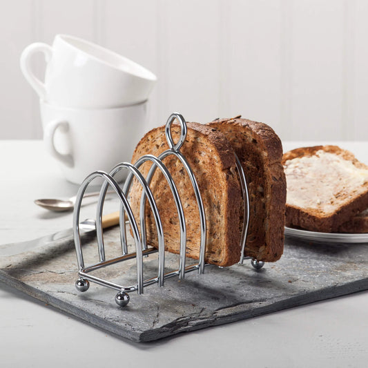 Chrome Victorian Toast Rack