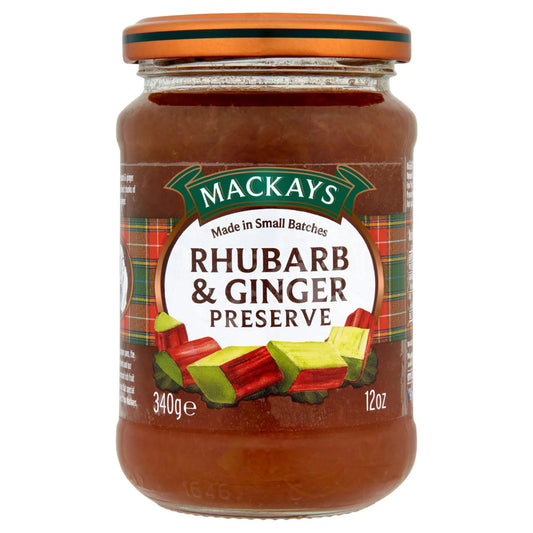 Mackays Rhubarb & Ginger Preserve (340g)