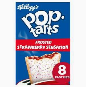 Kellogg's Pop Tarts Strawberry Sensation (8X50g)