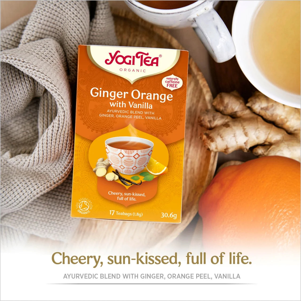 Yogi Tea Ginger Orange With Vanilla - 17 Teabags 30.6G