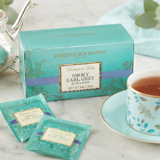 Fortnum & Mason Smoky Earl Grey, 25 Tea Bags, 50g