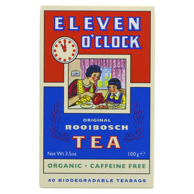 Eleven O'Clock The Original Rooibosch (Redbush) Tea - 40 Teabags 100G