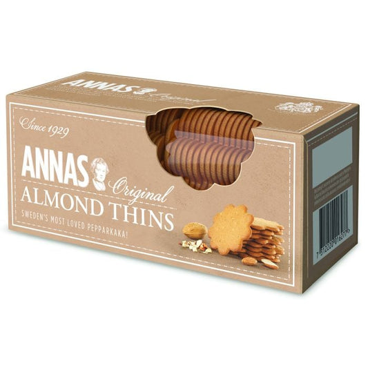Annas Almond Thins 150G