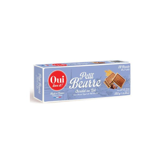 Oui Love It! Petit Beurre With Milk Chocolate 150G