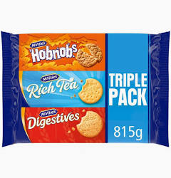Mcvitie's Biscuits Variety 3 Pack - Hobnobs, Digestives & Rich Tea