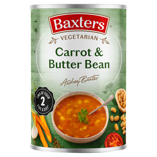 Baxters Vegetarian - Carrot & Butter Bean 400G
