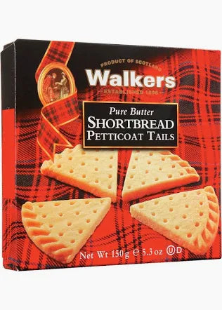 Walker's Pure Butter Shortbread Petticoat Tails - Carton 150G
