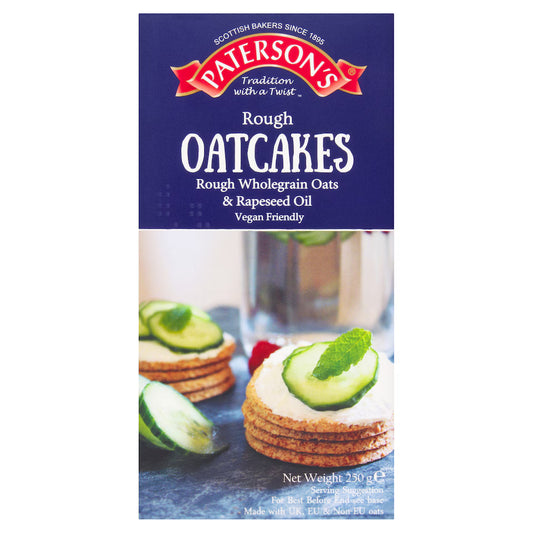 Paterson's Rough Oatcakes 250G