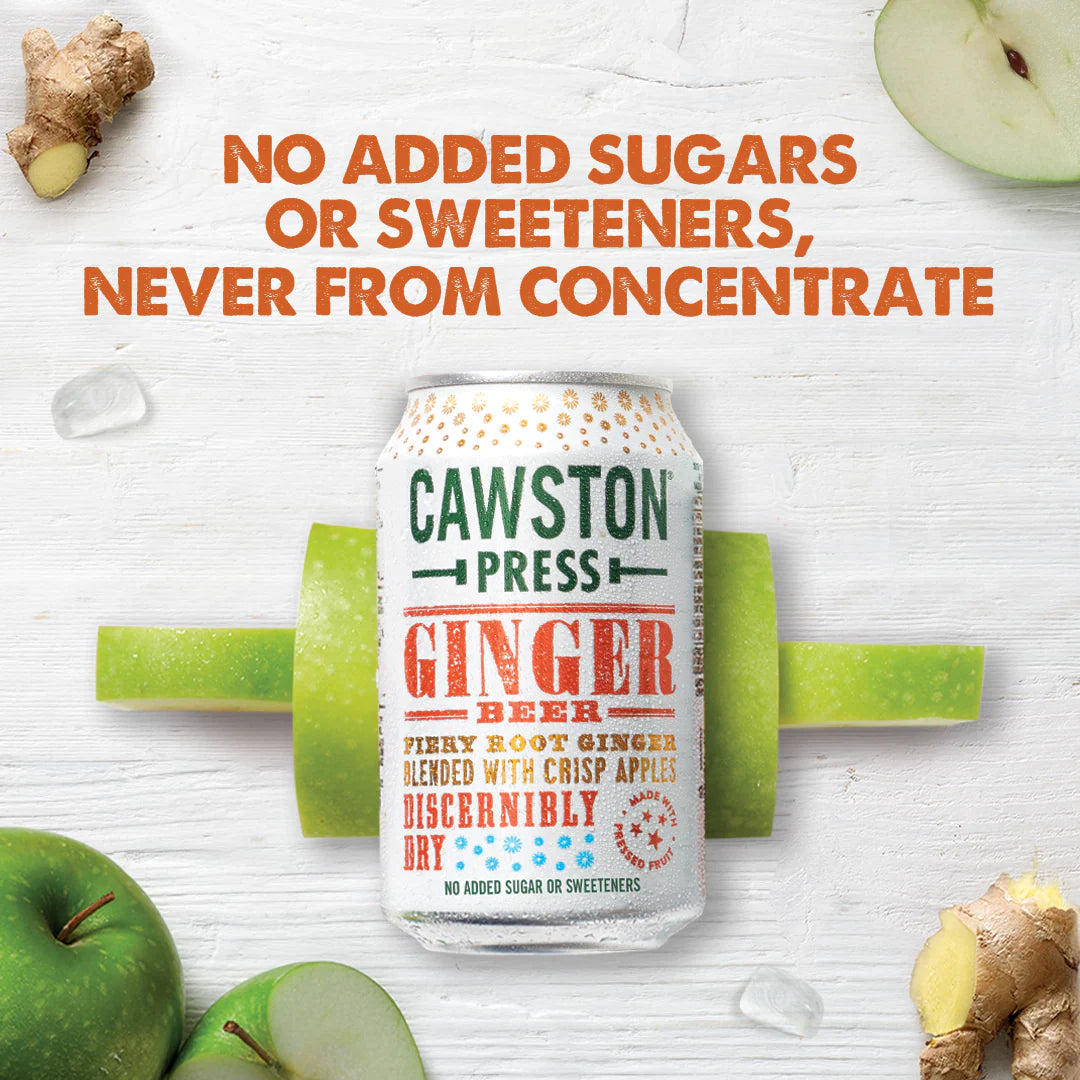 Cawston Press Sparkling Ginger Beer Can 330Ml