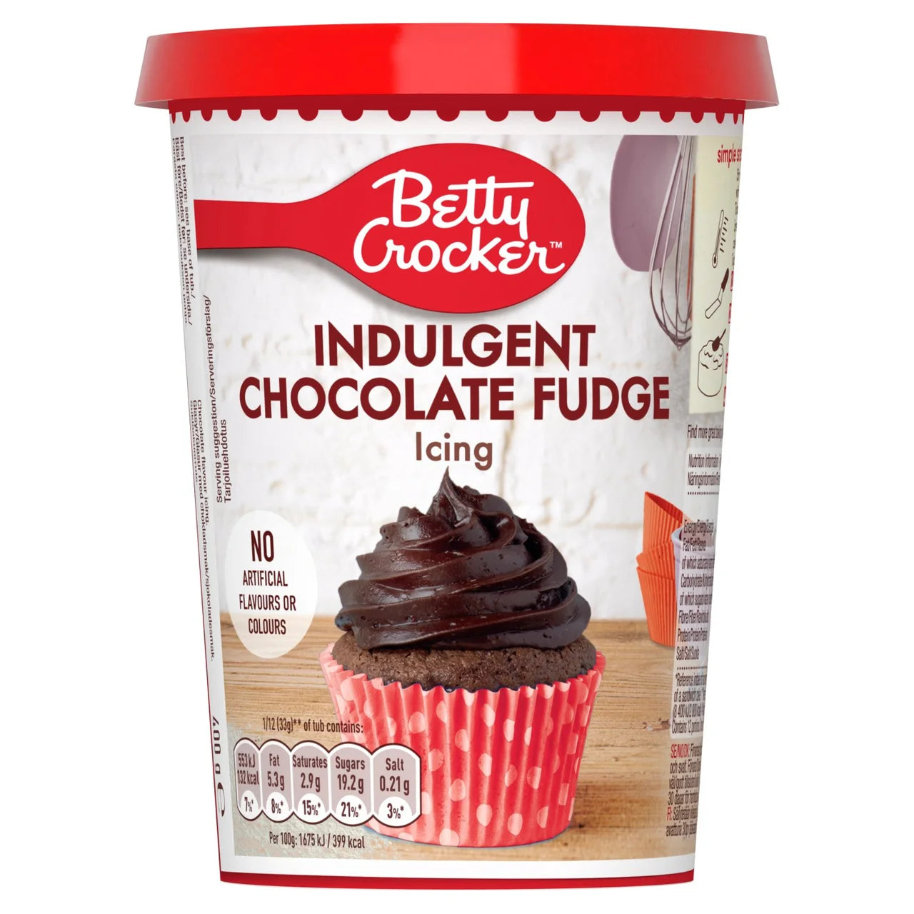 Betty Crocker Rich & Creamy Chocolate Fudge Frosting 400g