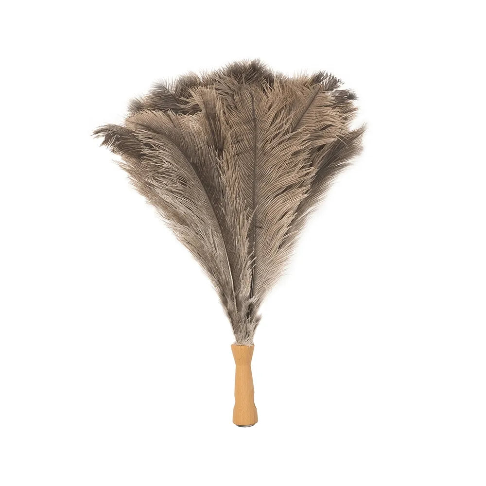 EXTENDABLE OSTRICH FEATHER DUSTER 1.5-2.0M SILVER HANDLE