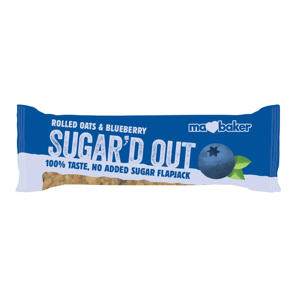 Ma Baker Sugar'D Out Blueberry Flapjack 50G