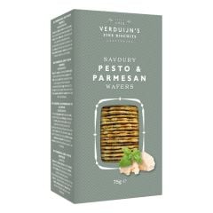 Verduijn's Parmesan Wafers With Basil & Garlic 75G