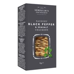Verduijn's Black Pepper Crackers With Sea Salt 75G