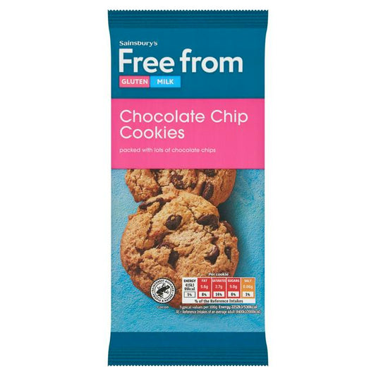Sainsbury's Free From Gluten Free Chocolate Chip Cookies 150