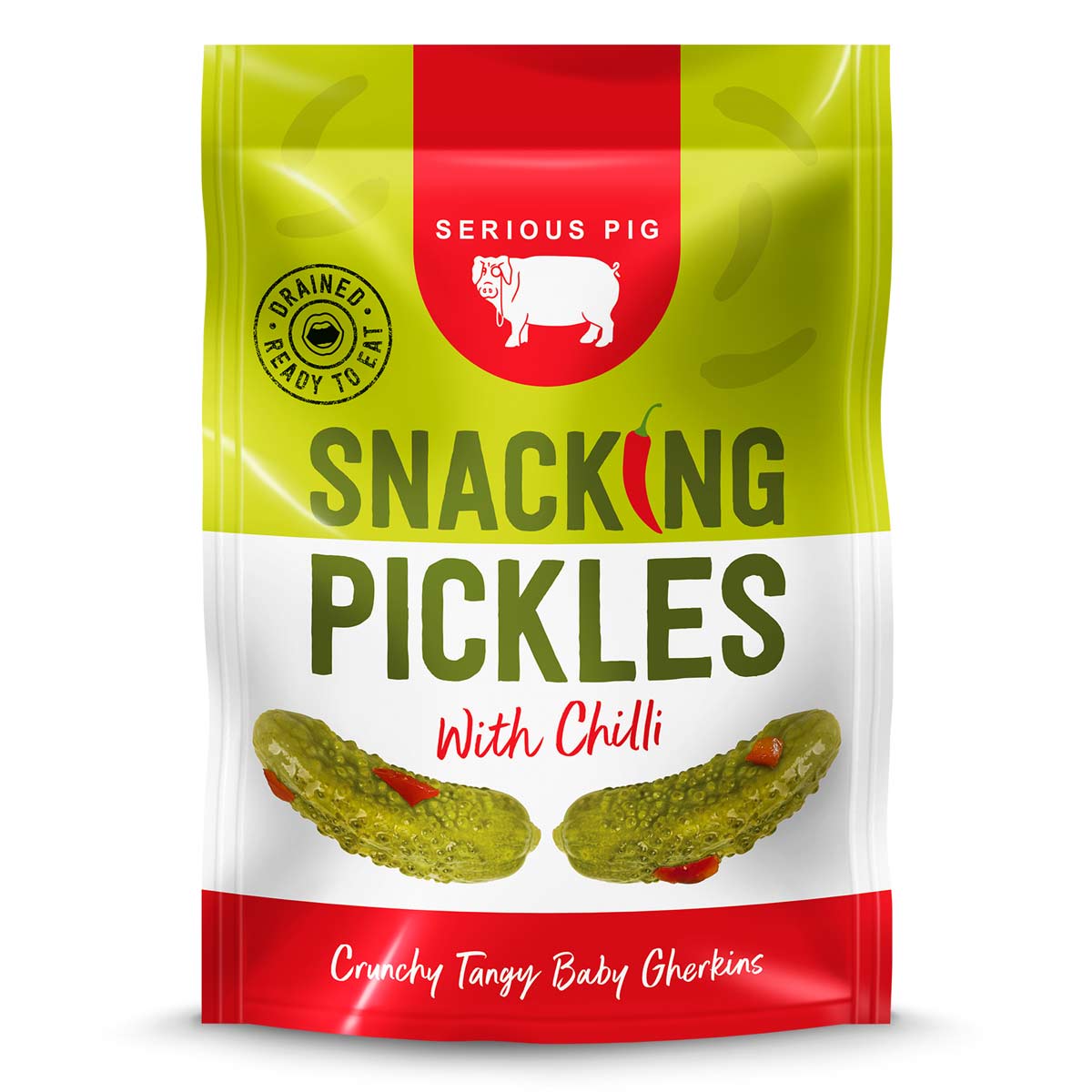 Serious Pig Snacking Pickles With Chilli 40G