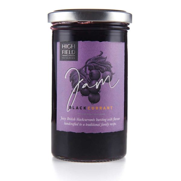 Highfield Preserves Blackcurrant Jam 320G