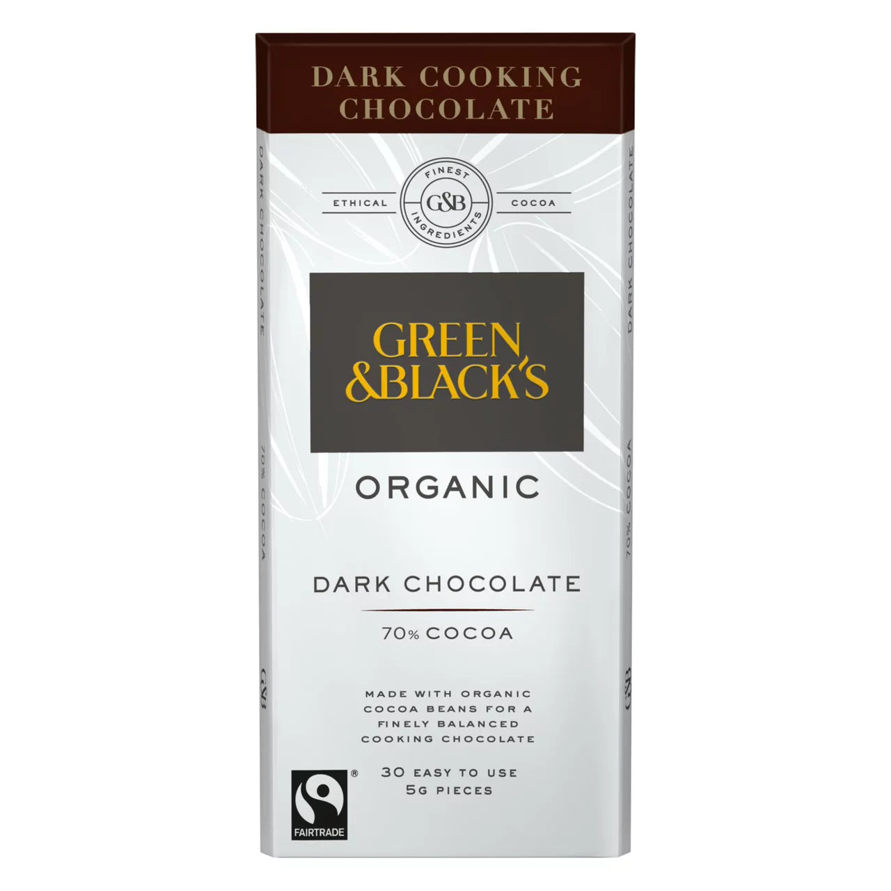Green & Black's Organic Dark Cooks' Chocolate 70% Cocoa 150G