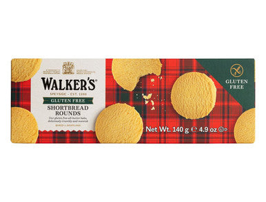 Walker's Gluten Free Shortbread Rounds 140G