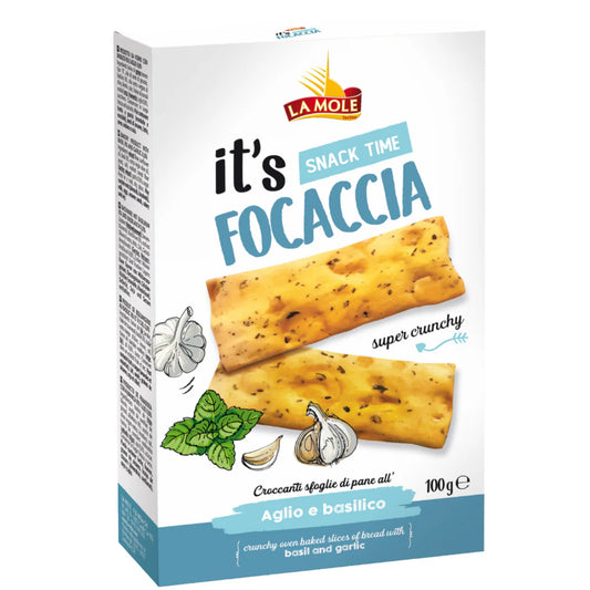 La Mole Focaccia - Garlic & Basil 100G